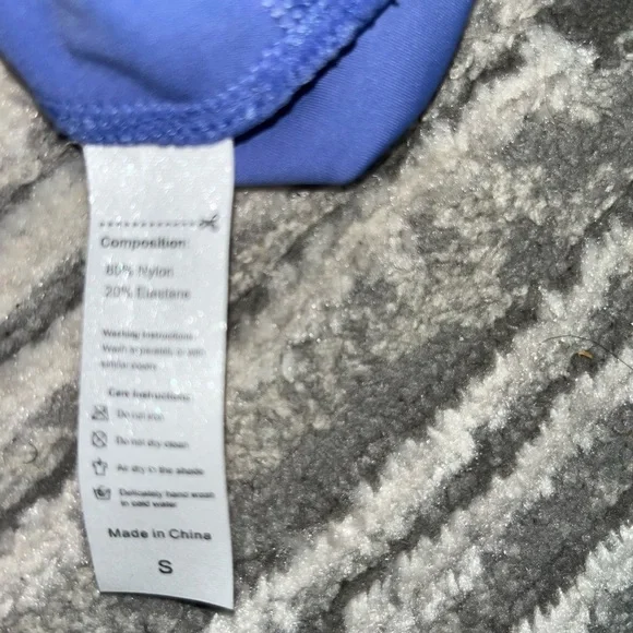 Blue Women's High-Waisted Shorts - Picture 6 of 6